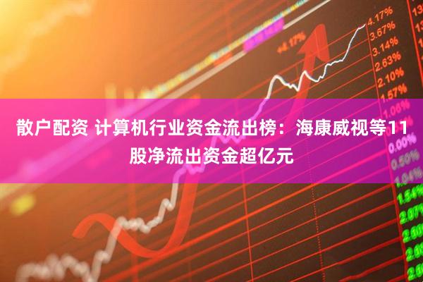 散户配资 计算机行业资金流出榜：海康威视等11股净流出资金超亿元