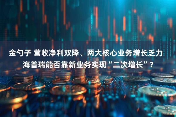 金勺子 营收净利双降、两大核心业务增长乏力  海普瑞能否靠新业务实现“二次增长”？