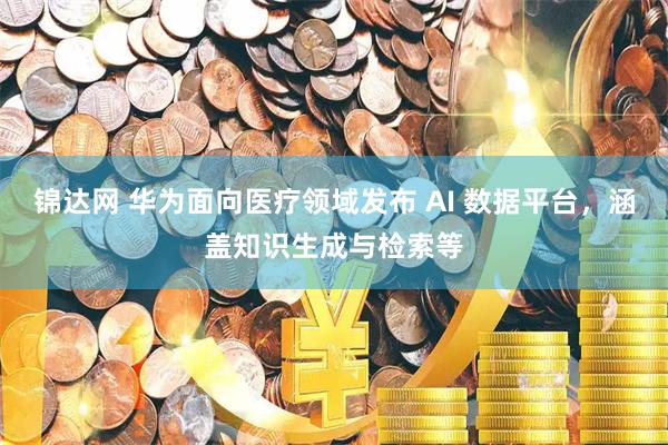 锦达网 华为面向医疗领域发布 AI 数据平台，涵盖知识生成与检索等